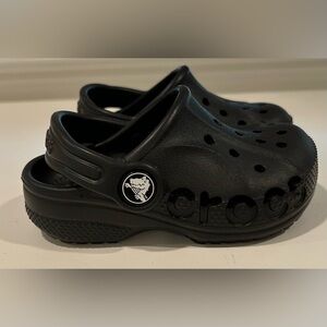 NWOT Black Toddler Crocs